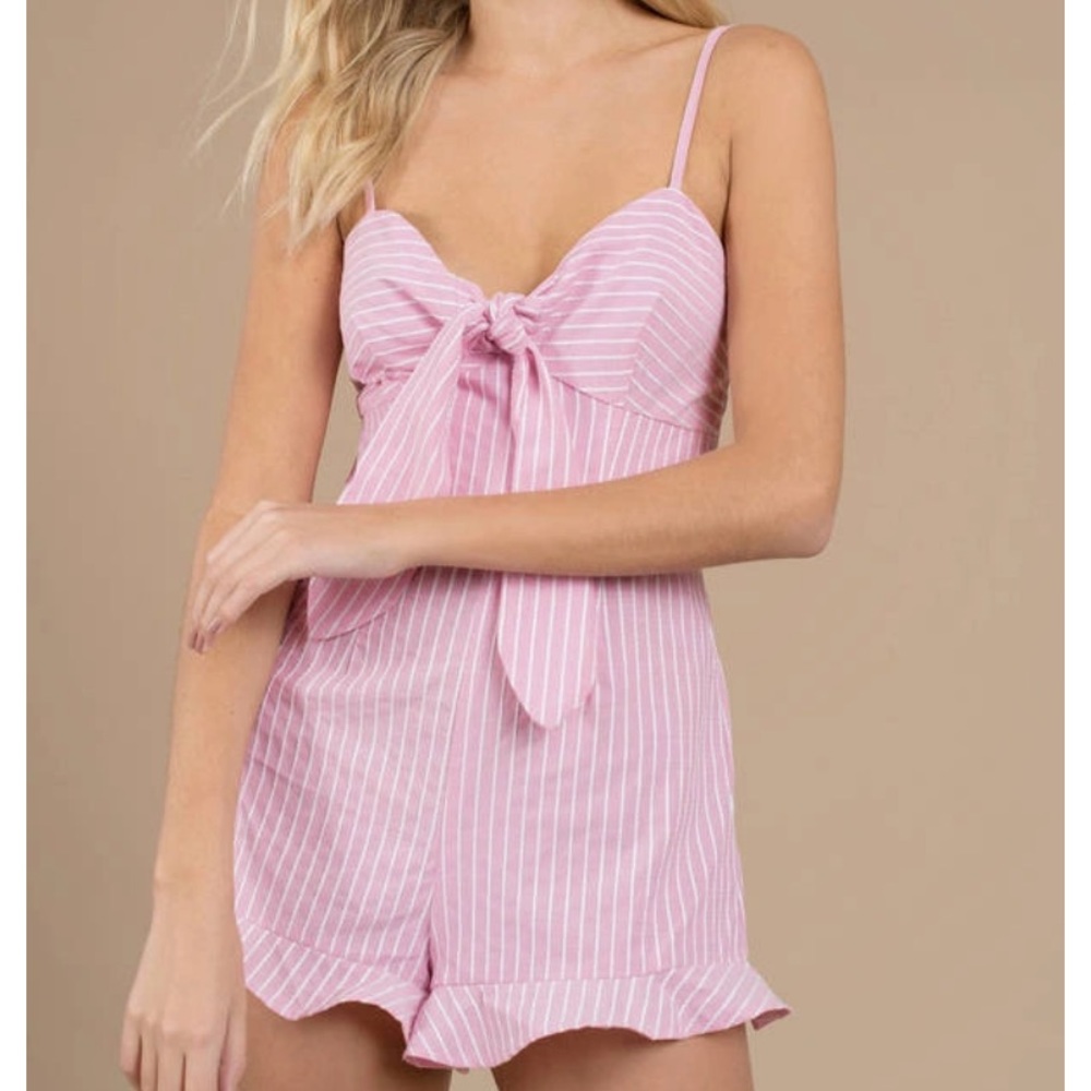 The Fifth Label Parcel Stripe Playsuit